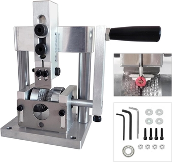 Scrap Wire Stripping Machine Copper Wire Stripping Machine Scrap Cable Stripping Machine Manual Handle/Electric Drill Wire Recycling, Stripping Range 1mm-15mm Scrap Cable Stripping Machine