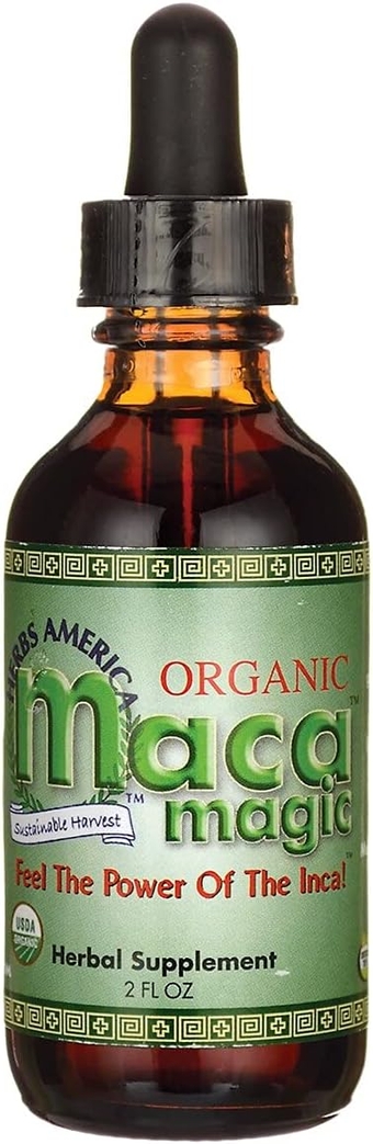 100% Organic Liquid Extract (2oz) Peruvian Premium Grade  - Full Spectrum Blend of Black , Red , Purple , and Yellow  - Certified Organic - Raw Vegan