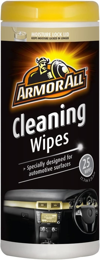 Car Interior Cleaner Wipes, Interior Cleaning Wipes for Cars, Trucks, Motorcycles, 25 Each, 6 Pack