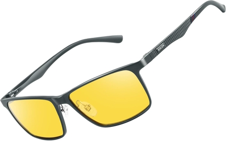 Mens Sunglasses Polarized UV Protection: Classic Shades for Men Driving Fishing with Al-Mg Metal Frame