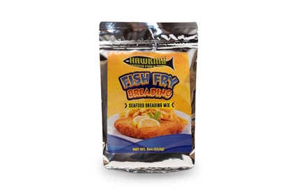 Hawkins Famous Fish Fry Seasoning Mix, Best for Breading and Coating Seafood or Vegetables for a Light, Crispy Texture 8oz