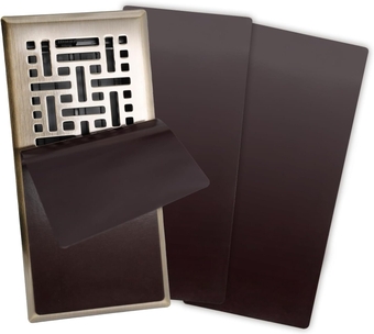 High Strength Magnetic Vent Cover for Home 3 Pack (4.84" x 10.83") for Floor, Wall and Ceiling Steel Registers, Home and RV - ORB