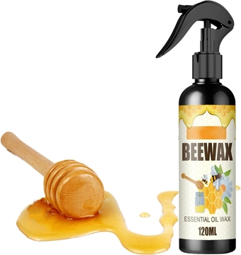 Furniture Polish Beeswax Spray, Natural Beeswax Spray, Wood Cleaner and Polish for Floor Table Chair Cabinet Home Furniture to Shine and Protect (1PC)