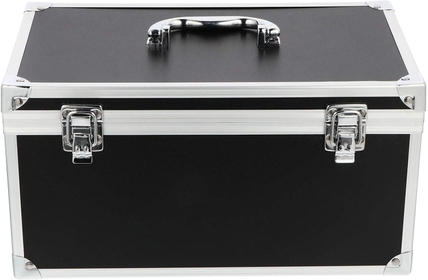 Aluminum Briefcase Household Tool Box Tool Box Aluminum Alloy Toolbox, Aluminum Hard Case Portable Tool Case Tool Organizer (29 * 16 * 15cm) Hard Camera Carrier Workshop Storage Box