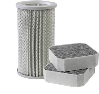 HEPA Filter Replacement Compatible with Molekule Air Purifier, Contains 1 HEPA-Filter and 2 Coconut Carbon Pre-Filters