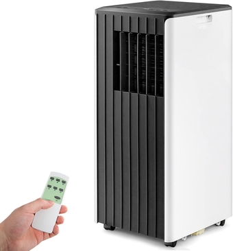 10000 BTU Portable Air Conditioner, 3-in-1 AC Cooling Unit with Remote Control, Dehumidifier & 24H Timer, Stand up Air Conditioner Cools Rooms up to 350 Sq.Ft, Window Kit Included