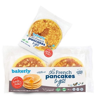 French Pancakes To Go! Non GMO, Free from Artificial Flavors & Colors, Pack of 4, 6-Count (24 Total Pancakes)