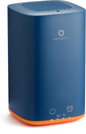 Airthereal PA300-GO Portable Ozone Generator - Cordless Battery Powered Odor Eliminator for Refrigerator, Car, Travelling, Shoe Cabinet, and Other Small Spaces, Blue 1-Pack