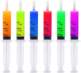 100 PCs 60ml Plastic Syringes 2 oz Easy-Grip Caps Reusable Container Tubes with Individually Wrapped & Caps