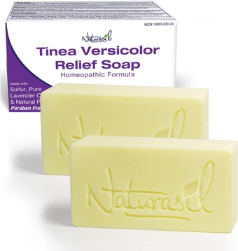 Tinea Versicolor Treatment Soap 10% Anti-Itch Natural Micronized Sulfur Wash | Works for Pityriasis, Candida, Ringworm & Irritation | Fast Acting & Safe for Kids & Adults | 4 oz Bar (2)