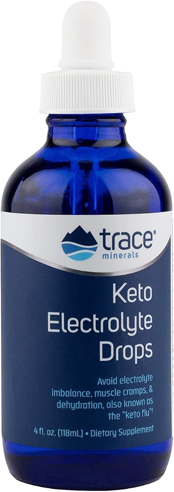 | Keto Electrolyte Drops | Sugar Free Full Spectrum Electrolytes for Sustained Energy | Gluten Free, Vegan | 24 Servings