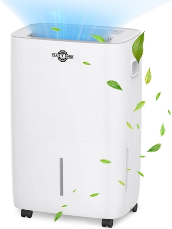 Dehumidifier with Pump,   5000 Sq. Ft Energy Star Dehumidifiers for Large Room Drain Hose Portable Dehumidifier for Basement 80° Oscillation, Auto Shutoff