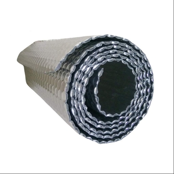 Radiator Insulation Foil Heat Reflective Self-adhesive Aluminum Insulation Roll Thermal Insulation Duct Wrap Pipe Wrap Garage Door Insulation Kit Vapor Barrier for Wall Shed Loft Door Floo(Size:1x30m)
