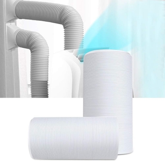 Portable Universal Flexible Air Stretchable Air Conditioner Exhaust Hose, Universal Replacement Parts Durable Flexible Air Conditioner Hose (Diameter 13cm*2M)