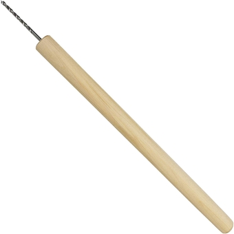 Manual Hand Drill for Wood 1/8" Hole, Woodworking Manual Awl Tool for Pilot Hole, Japanese Gimlet Tool KIRI, Japanese Steel Screw Blade (Straight), Made in Japan