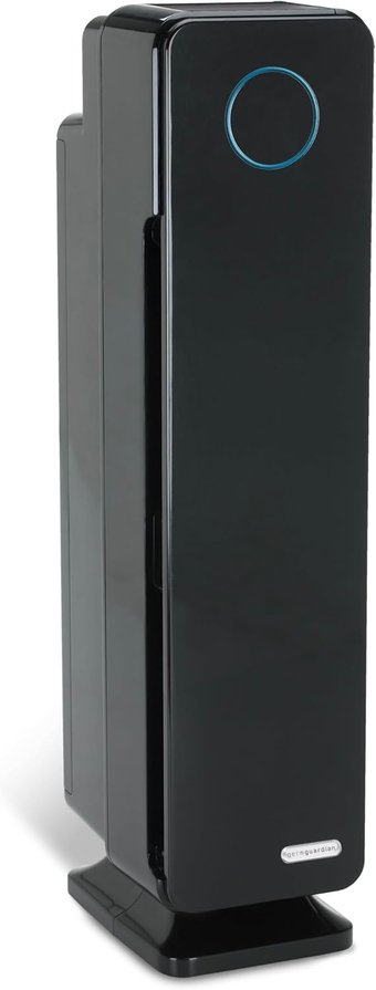 Air Purifier for Home, Large Rooms, H13 HEPA Filter, Removes Dust, Allergens, Smoke, Pollen, Odors, Mold, UV-C Light Helps Reduce Germs, 28 Inch, Black, AC5350B