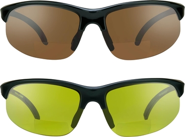 BIFOCAL Sunglasses Readers Tinted Mens Womens High Definition Amber Yellow Smoke +1.50 +1.75 +2.00 +2.25 +2.50 +3.00