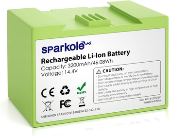 14.4V 3200mAh i7 Replacement Battery for iRobot Roomba I and E Series, Compatiable with i7 7150, i7+ 7550, i3 3150, i3+ 3550, i4+ 4552, i4 4150, i6+, i6, i8, e5 5150, e6 6198