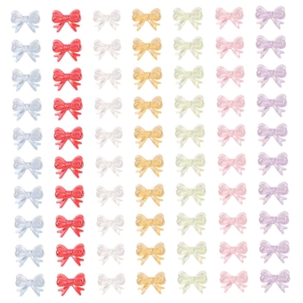 70pcs Wedding Decoration Wedding Ceremony Decorations Hair Pin Hair Clip Bow for Resin Crafts Compact Resin Manicure Decors Phone Case Hairpin Fridge Magnet Nail Supplies Headgear