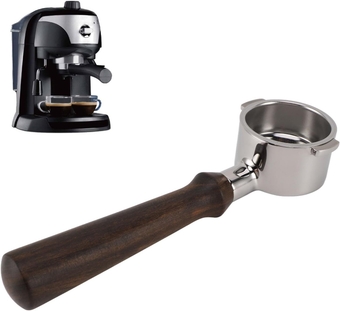 51mm Bottomless Portafilter for Delonghi 2 Ears Coffee Maker, Detachable Coffee Portafilter with Wood Handle, Espresso Accessories, Your Great Helper