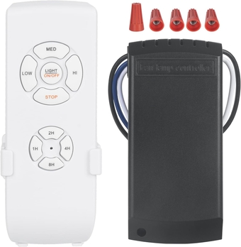 Universal Replacement Ceiling Fan Remote Control Kit, Speed, Light, Timing 3 in 1 Wireless Fan Remote for Hunter Harbor Breeze stinghouse Honeywell Hampton Bay Lichler Other Ceiling Fan Light
