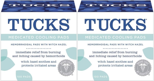 Tucks Md Cool Hemorrhoid Pad, 100 count (Pack of 2)