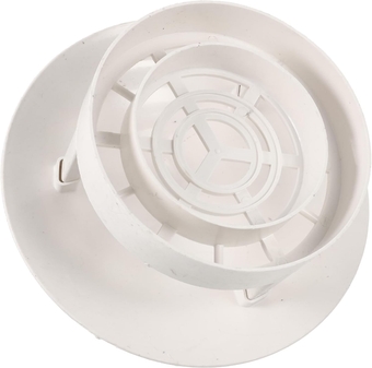 Pipe Rain Cap Roofs Rain Hat Roof Vent Caps Chimney Cap Replacement Stove Pipe Cap Chimney Cover Inside House Roof Rain Caps Parts Multipurpose White Funnel PVC