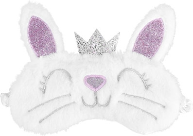 1pc Masks Animal Cover for Patch Sleeping Women Girls Kids Shade Eyeshade Sleep Mask Plush Rabbit Blindfold Eyepatch Cartoon White Lovely Eye