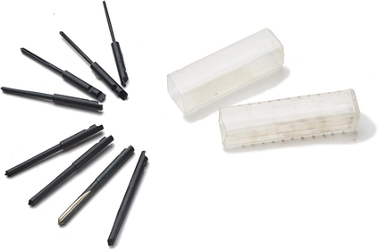 Classic Yankee Style Push Drill Replacement Bits | Spare Set of 8 Double Fluted | No Chuck Necessary | Ideal for Tight Areas | Fits Most Old Stanley Push Drills