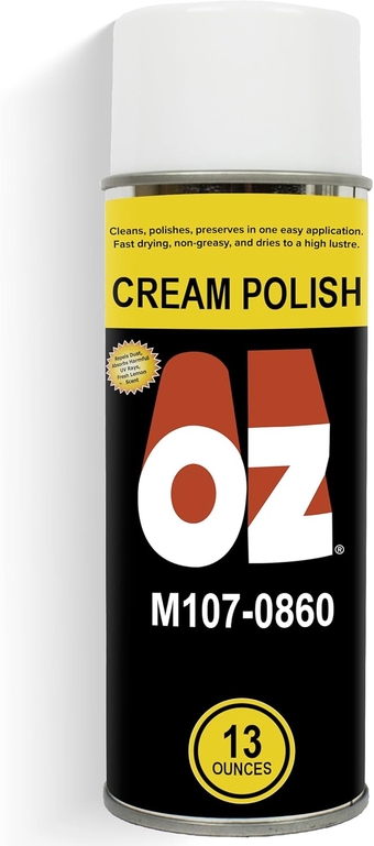 OZ Polish Aerosol, Furniture Polish, M107-0860, 13 oz