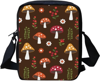 Floral Skull Print Sling Bags for Women Crossbody Backpack Travel Multipurpose Daypacks Shoulder Bag