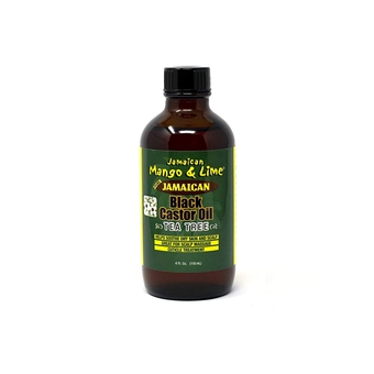Jamaican Mango & Lime Black Castor Oil Tea Tree 4 Oz,Pack of 2