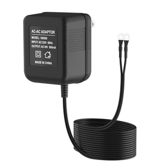 18V Doorbell Transformers Compatible with Nest Ring Video Doorbell Power Supply Adapter 500mA for Zmodo Door Bell Charger Cord Replacement Door Bell Camera Wire Plug Parts, 9.7ft