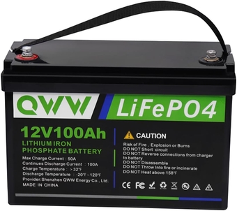 12V100AH LiFePo4 Battery Pack,Grade A Cell 4000-8000 deep Cycles,Suitable for Most Kits