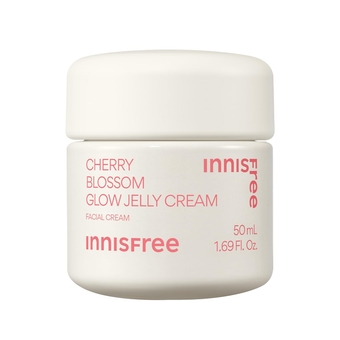 Cherry Blossom Glow Jelly Cream with Niacinamide for Smooth, Bright, Glowing Skin, Korean Skincare Hydrating Moisturizer for Face