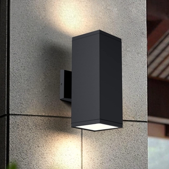 Modern Outdoor Wall Lights,Porch Light Outdoor Wall,Aluminum Outdoor Wall Sconce,Exterior Up and Dwon Lighting for House,Doorway,Patio, Outside Light for A19 Bulb
