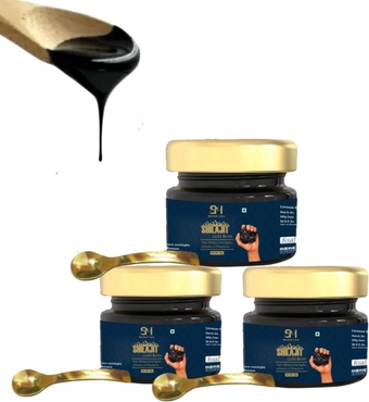 Shilajit Pure Himalayan Organic Resin with Fulvic Acid, Humic Acid, 85+ Trace Minerals and Vitamins – Energy and Immune Support Supplement – 20 Grams (3 pc Pack)