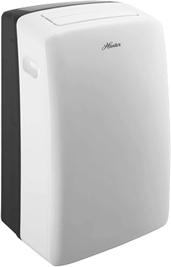 Hunter Fan Company HPAC-10C150 HPAC Hunter 10,000 (6,500 BTU DOE) Portable Air Conditioner for Rooms Up to 450 Sq. Ft, White