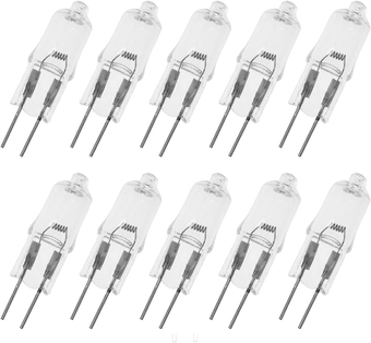 10PCS G4 Light Bulb 24V 10W Heavy Machinery Marine Train Cabin Lighting Replacement Lightbulb 24Volt AC DC Capsule Lamp T3 Shape Halogen 250 Lumen Industrial Commercial App