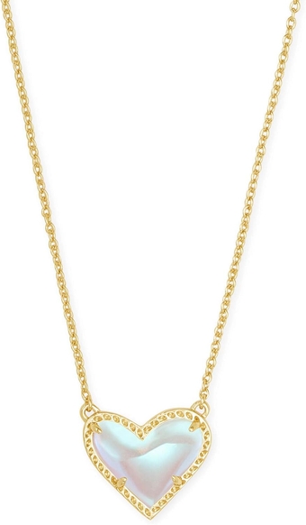 Ari Heart Adjustable Length Pendant Necklace for Women, Fashion Jewelry