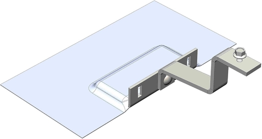 10 Tile Hooks with Flashing for Solar Panel PV Module Mounting Racking Installation on Tile Roof