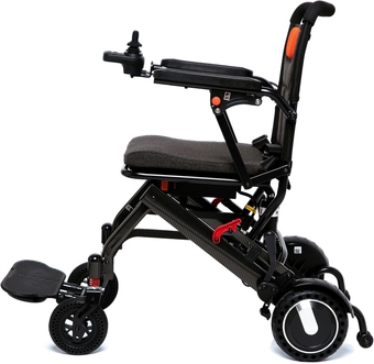 [2024 Model] Silla de Ruedas Electrica Adulto, Weighs Only 38lbs, Lightweight Foldable, Portable Detachable Battery, Travel Power Wheelchair for Seniors, All Terrain