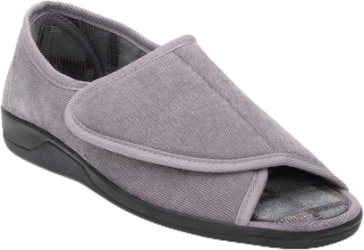 Mens Open Toe Extra Wide Width Diabetic Sandals Orthopedic Memory Foam Non Slip House Slippers Arthritis Swollen Feet Edema Shoes For Seniors, Diabetic Slipper for Men