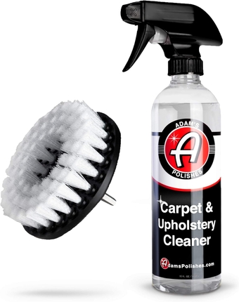 Carpet Drill Brush Combo - A Cleaning Tool Attachment For Scrubbing/Cleaning Carpet, Upholstery, Leather Seats & Chairs, Floor Mats, Trunk, Furniture, Interior Boat, RV & Accessories