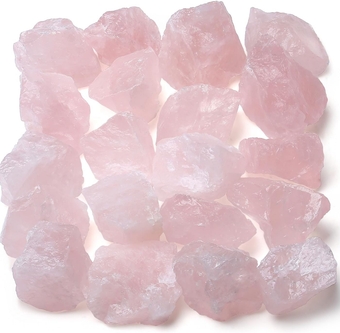 Raw Crystals Bulk 1" Natural Rough Crystal Stones Gemstones Rocks for Tumbling Cutting Polishing Witch Reiki Quartz Crystals