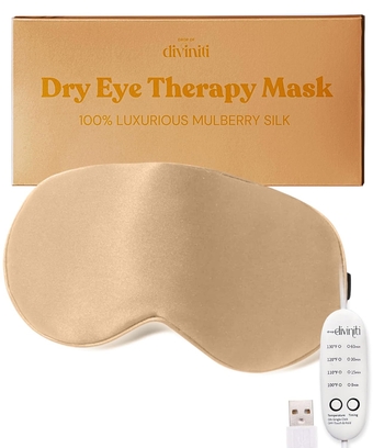Heated Eye Mask for Dry Eye Relief - Stye Eye Treatment, Warming Eye Mask for Dry Eyes Mask Warm Compress for Eyes, Sinus Mask Heated Eye Patch - Dry Eye Mask with Moist Heat Warming Compress Electric