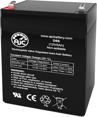 Battery Compatible with Chamberlain WD962KPEV 12V 5Ah Garage Door Battery