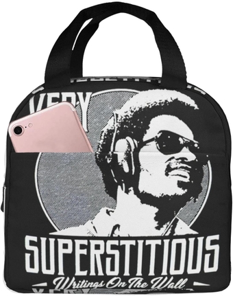 Stevie Singer Songwriter wonder Lunch Box Bag For Picnic Lunch Bag Insulated Adult Lunch Bag