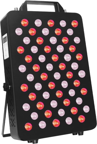 Red Light Therapy Device for Body, Face. Near Infrared Light Therapy 660nm 850nm, 60 Dual Chip Flicker LEDs, Improve Sleep, Pain Relief, Skin Health, Anti-Aging, Energy, Recovery. 120W