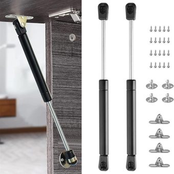 2 Pack 100N/22.5lb Gas Strut, 10in Gas Struts for Cabinets Heavy Lid, Gas Spring for Lift Support Hydraulic Hinges for Toy Box, Truck Door Hinges Shock Absorber Soft Close Hinge for Toolbox